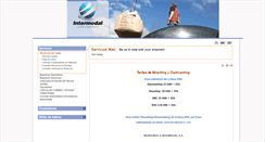 Desktop Screenshot of intermodal.com.co
